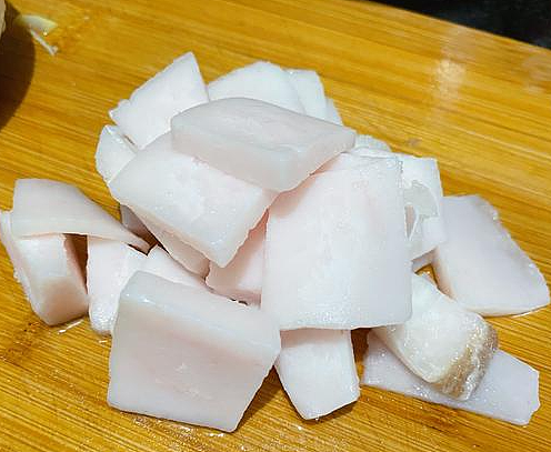 去皮肥肉片（3*4cm）